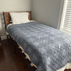 Twin Bed With Mattress 