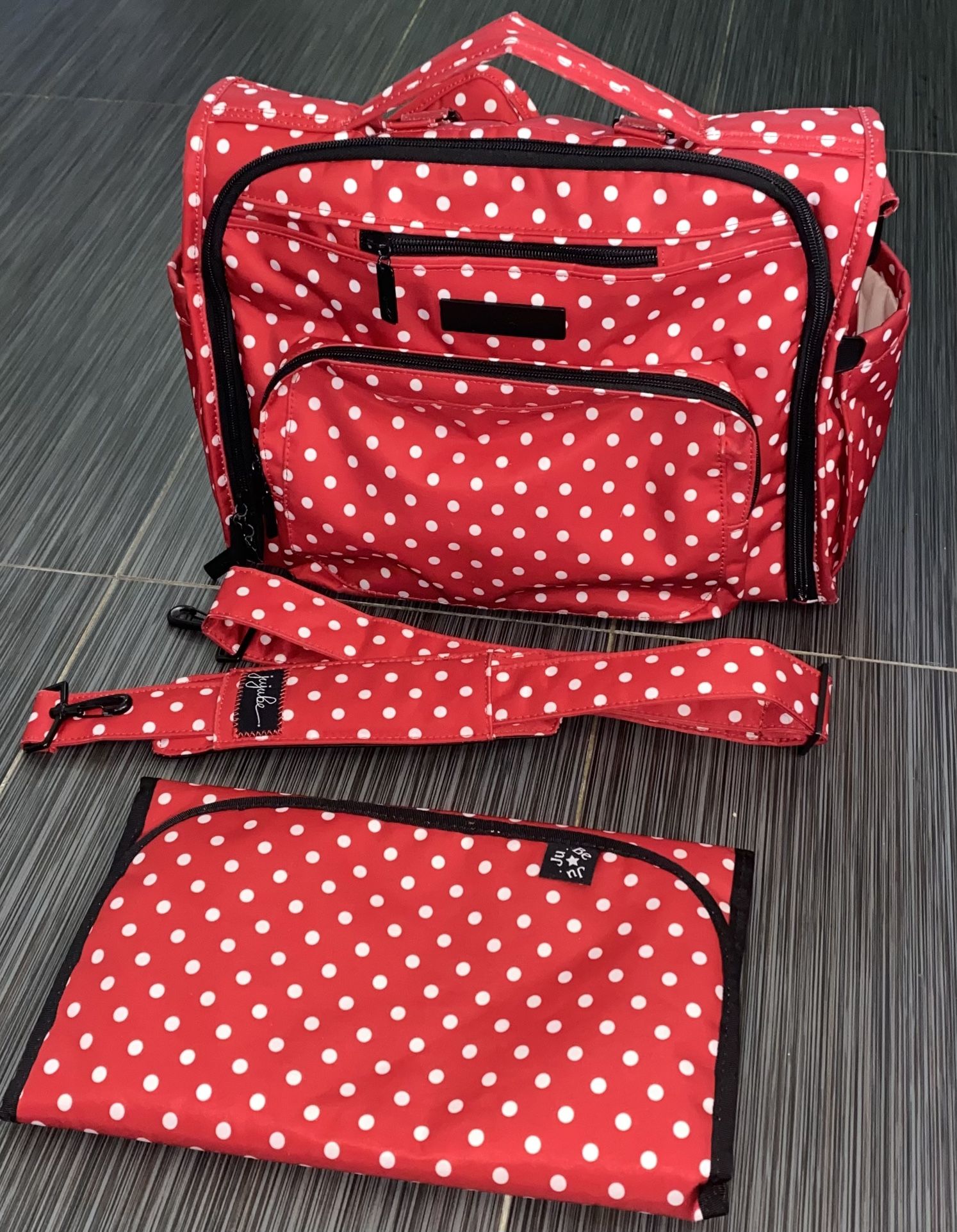 Jujube Polka Dot Backpack Diaper Bag