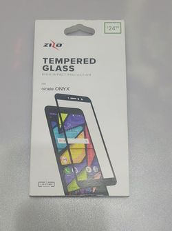 (Best offer gets it!) New ZIZO Alcatel ONYX Tempered Glass Screen Protector