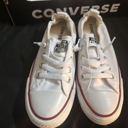 White Converse 