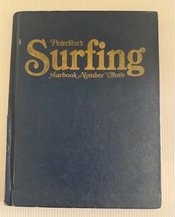 Vintage Copy of Petersen's Surfing Yearbook Number Three, published in 1966