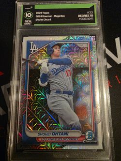 Shohei Ohtani 2024 Bowman Mega Box Degree 10!