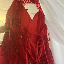Red Quinceañera Dress