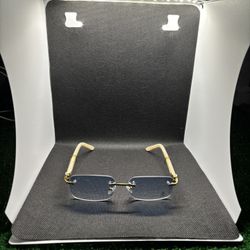 Cartier blue lens glasses