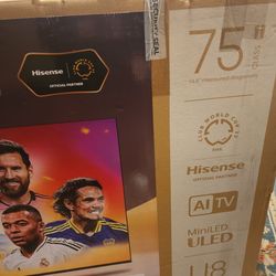 TV HISENSE MINI-LED 75"
