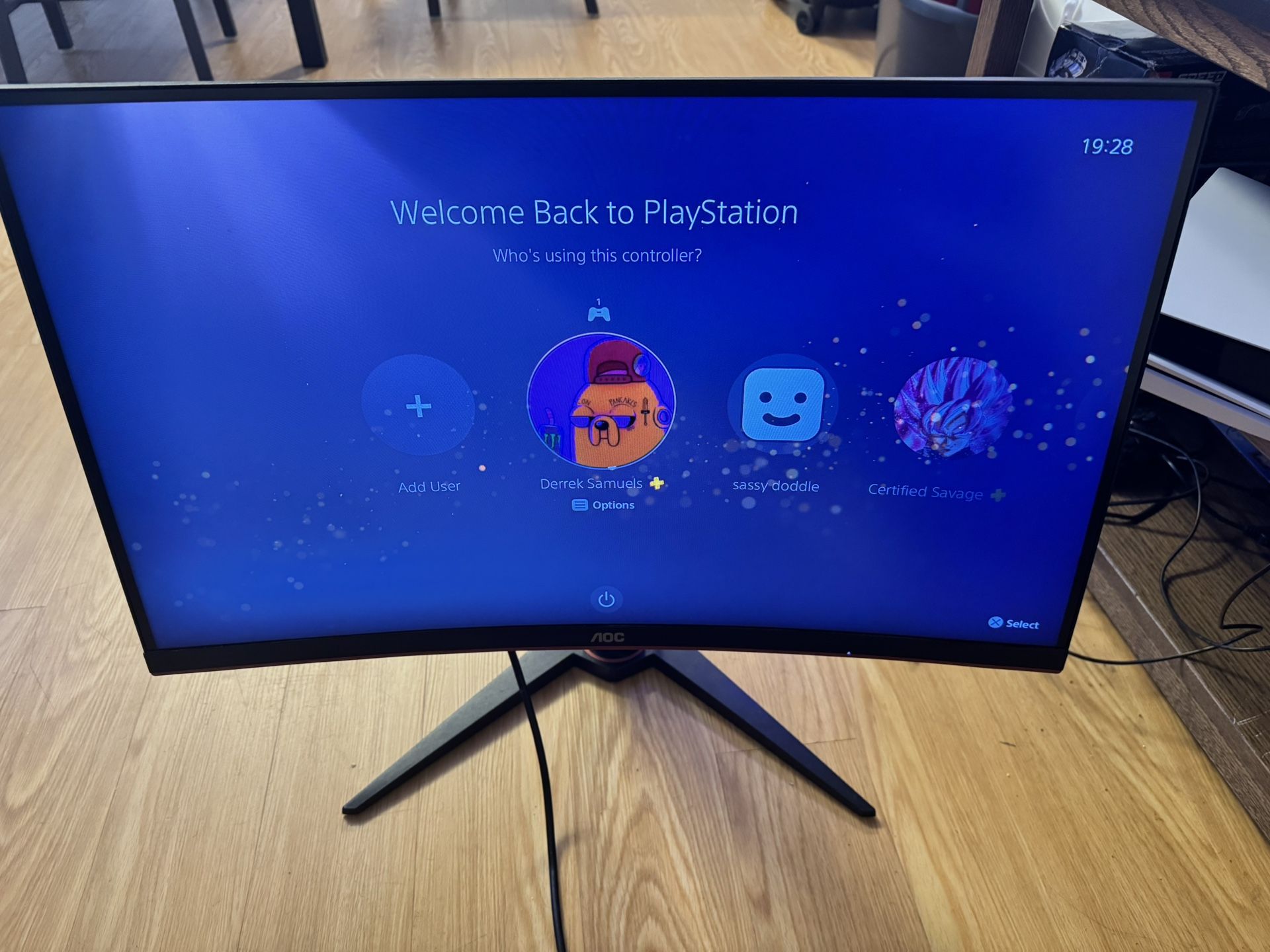AOC C27 G1 27” Full HD 144Hz VGA HDMI DP Freesync Curve