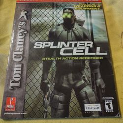 Prima Strategy Guide For Tom Clancy Splinter Cell Great Condition