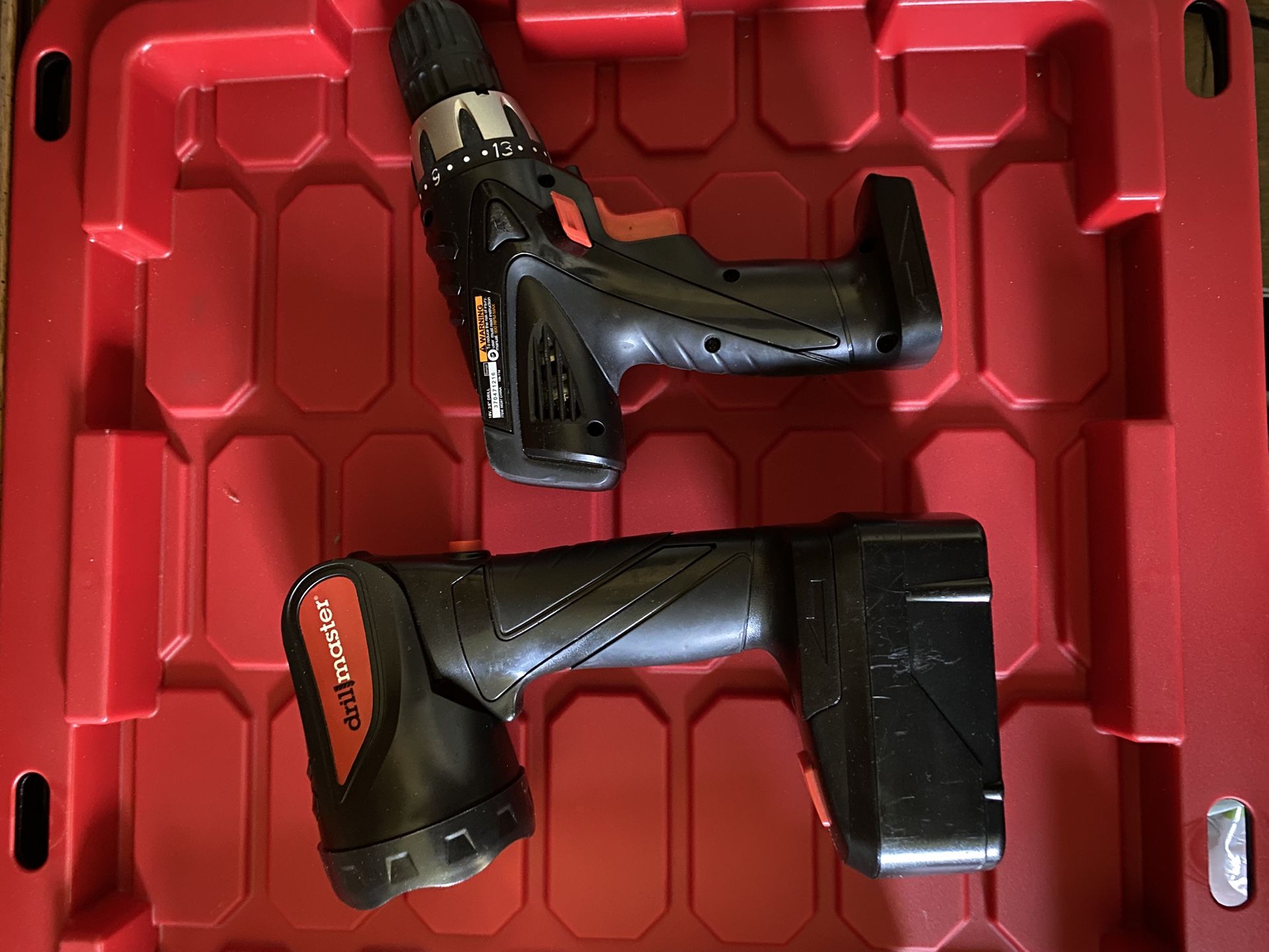 Drill Master Drill And Flashlight