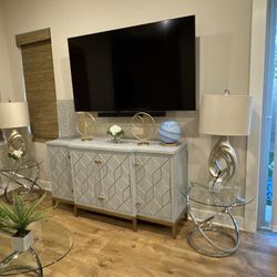 Three Glass Tables 