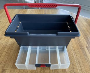 Toolbox Caddy with Drawer Compartments and Tool Organizers 