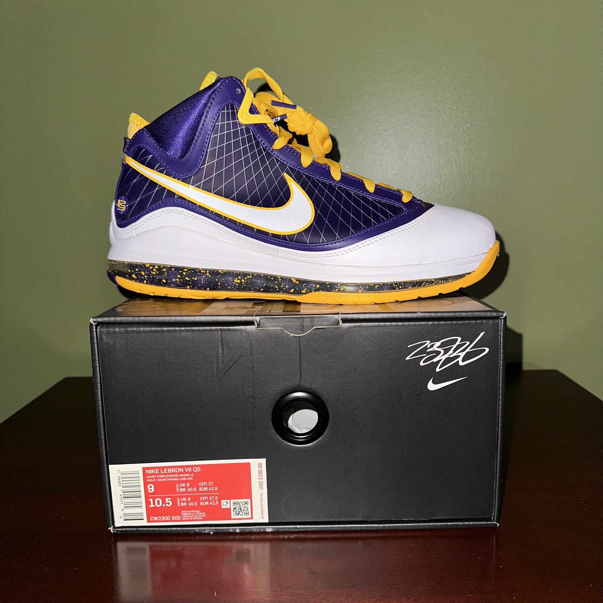 Nike Lebron 7 Media Day Size 9