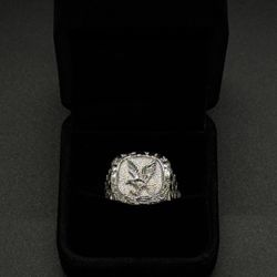 925 Silver Nugget Ring 