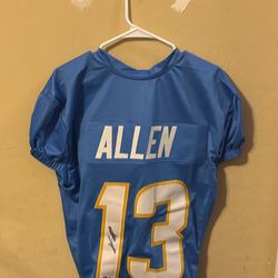 Signed Keenan Allen Jersey