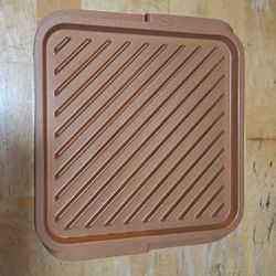 M16 Gotham Steel Nonstick Copper Reversible Double Grill & Griddle 11.5”