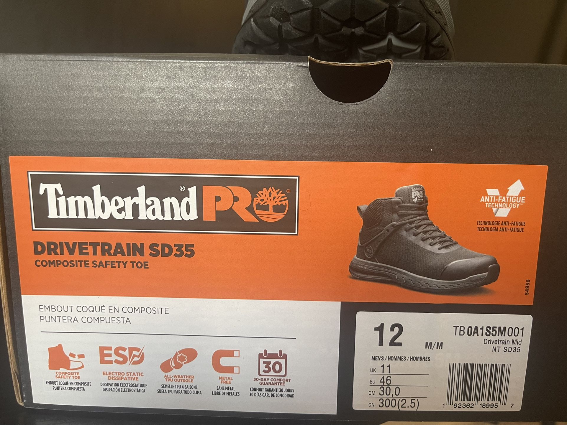 timberland Work Boots Size 12