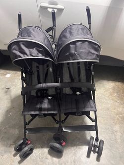 Like new double stroller
