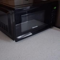 Microwave & Bookstand