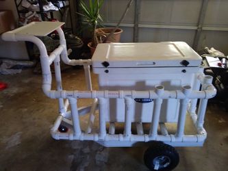 Beach cart custom build approx 26 inches wide × 57 inches long for