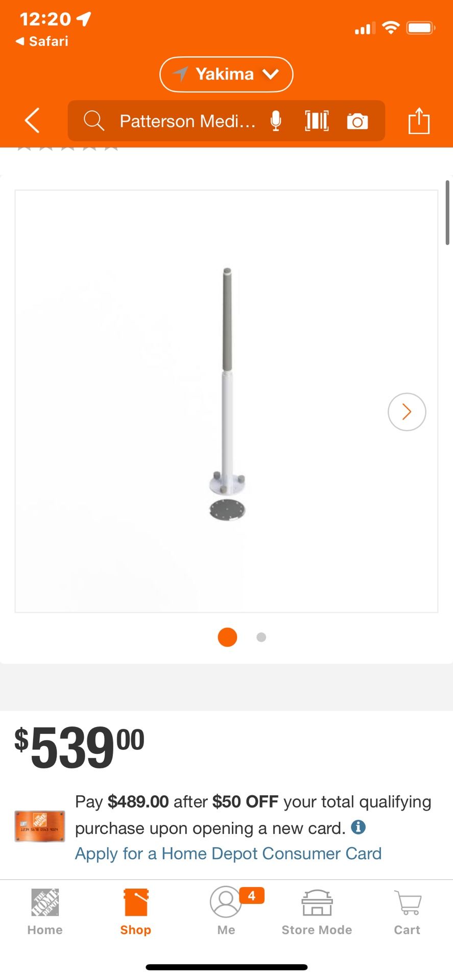 Medical pole