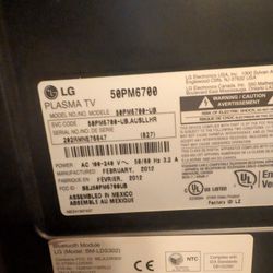 50" 3D Plasma LG