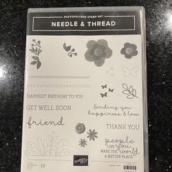STAMPIN’ UP! Photopolymer Stamp Set: Needle & Thread