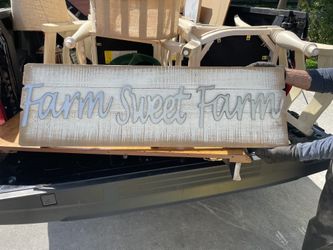 Farm Sweet Farm Decorative Sign