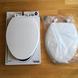 Lot of 2 New Elongated Toilet Bowl Seats Kohler and Bemix