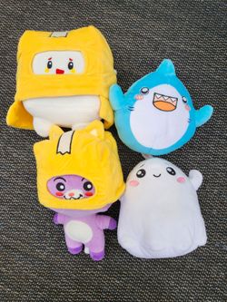 Lankybox used 4 plushies