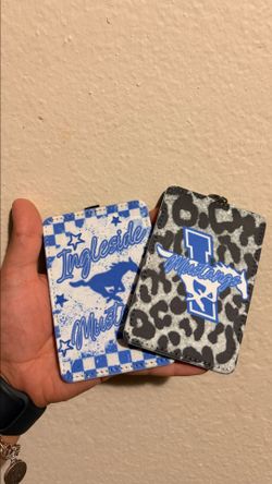 Sublimated badge holders