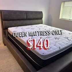 New Queen Mattress Only $140