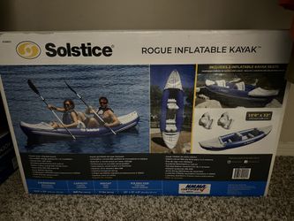 Solstice Inflatable 2 Person Convertible Sporting Kayak