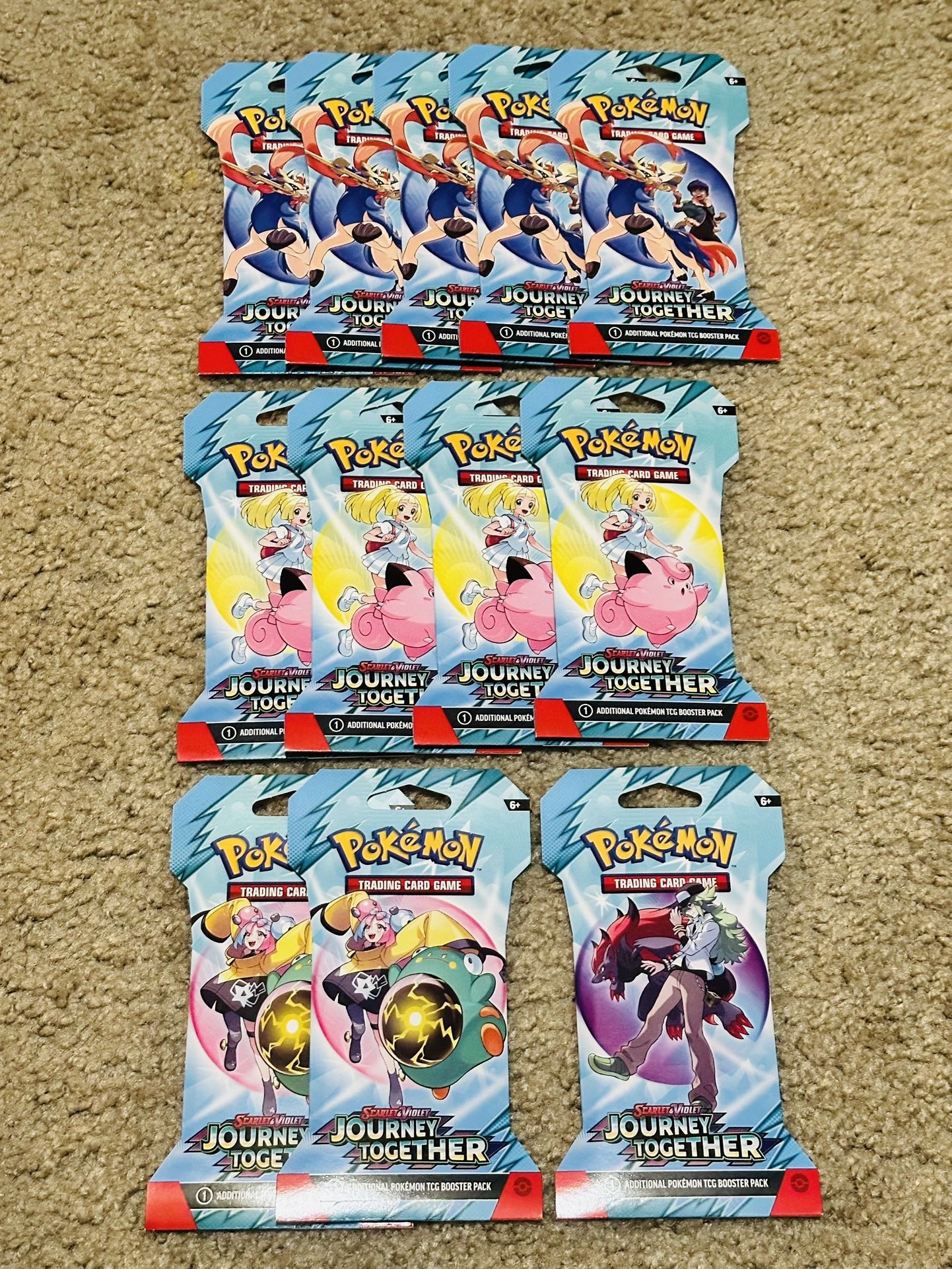 Pokémon Journey Together Booster Sleeves Pack