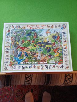 BIRDS OF THE BACKYARD 1000 PIECE PUZZLE