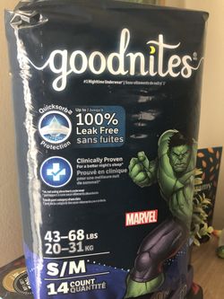 Marvel Goodnites Disposable Pull-Ups