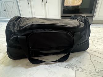 High Sierra Black Rolling Duffel Bag