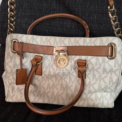 MK purse with Handles and long strap
