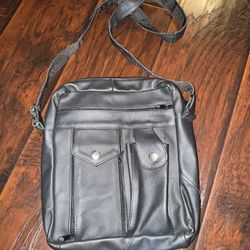 Black Leather Bag 
