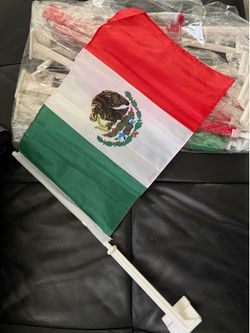 MEXICO CAR FLAG / BANDERA DE MEXICO PARA AUTO