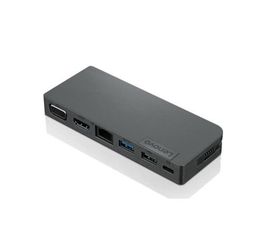Lenovo Powered USB-C Travel Hub - for Notebook - USB Type C - 3 X USB Ports - 1 X USB 2.0 - Network
