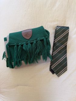 Harry Potter Slytherin scarf and tie