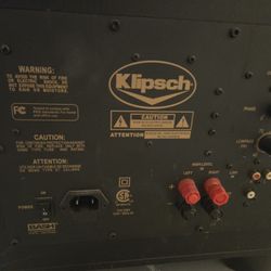 Klipcsh 10 Inch Powered Subwoofer