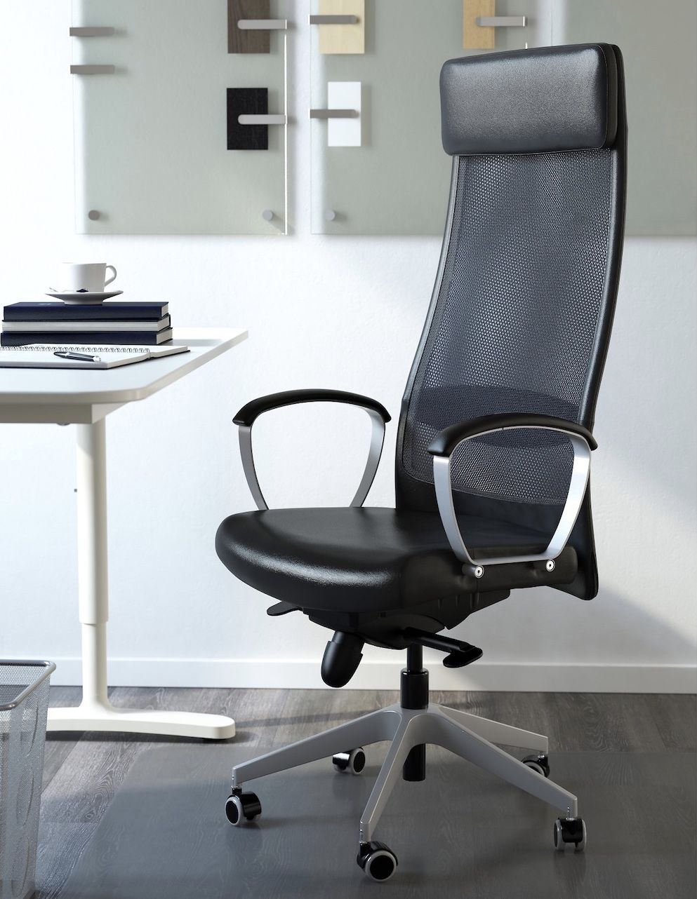 Leather n Mesh Office Chair