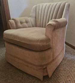 Suede Comfortable Chair