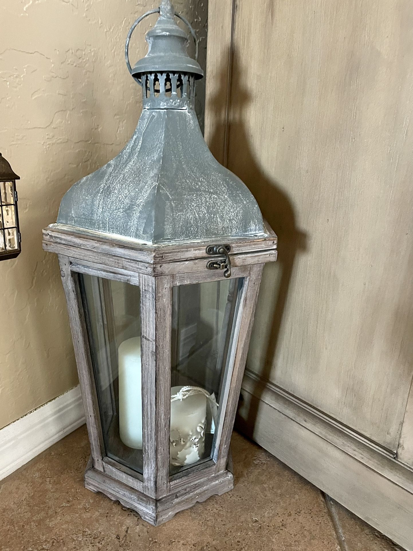 Pottery Barn Park Hill Lantern