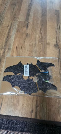 Halloween cardstock bats banner