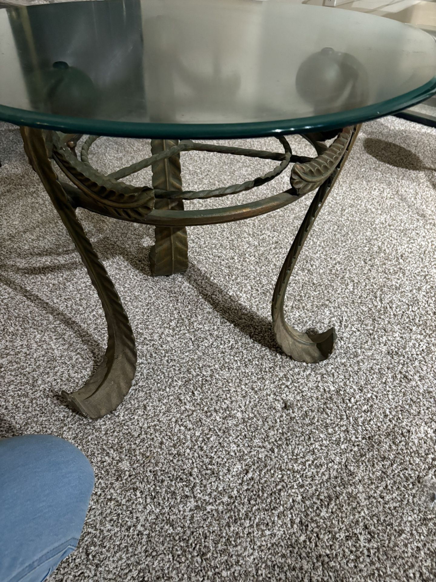 Elegant Glass Top Coffee Table - Must Sell Fast!