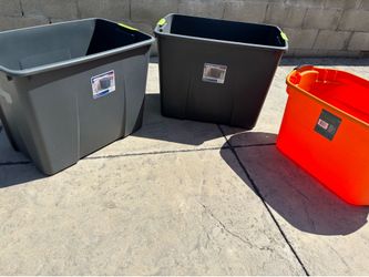 3 pc big size organizing containers no lids , together $20