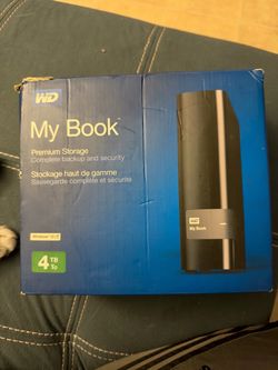 My Book 4TB Premium Storage