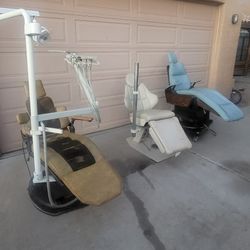 3 Dental  Office/ Tattoo Shop Chairs And Equipment