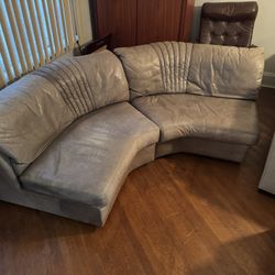 Free Used Leather Couch 